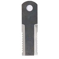 Нож соломоизмельчителя зубчатый Ø20 173x50x4